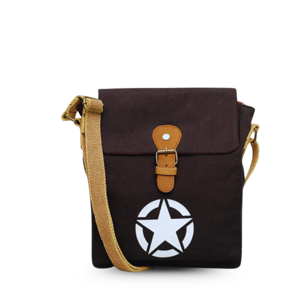 Black Unisex Compact Messenger Bag for Everyday Use 192